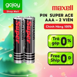 Pin Super Ace AAA vỉ 2 viên MAXELL R03(AB)2P hàng chính hãng