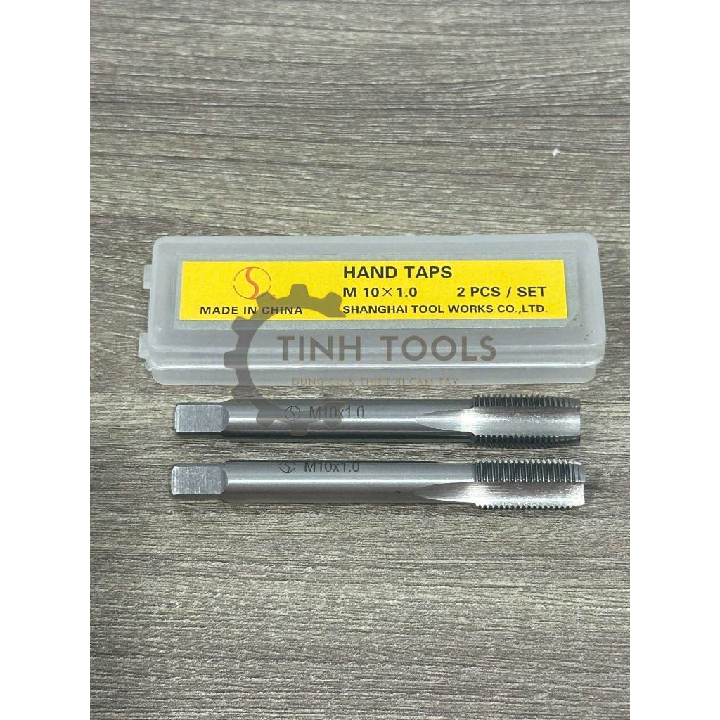 Taro ven răng, khoan taro tạo ren trong siêu bền siêu tốt Hand Taps (giá 1 hộp = 2 mũi) đủ size