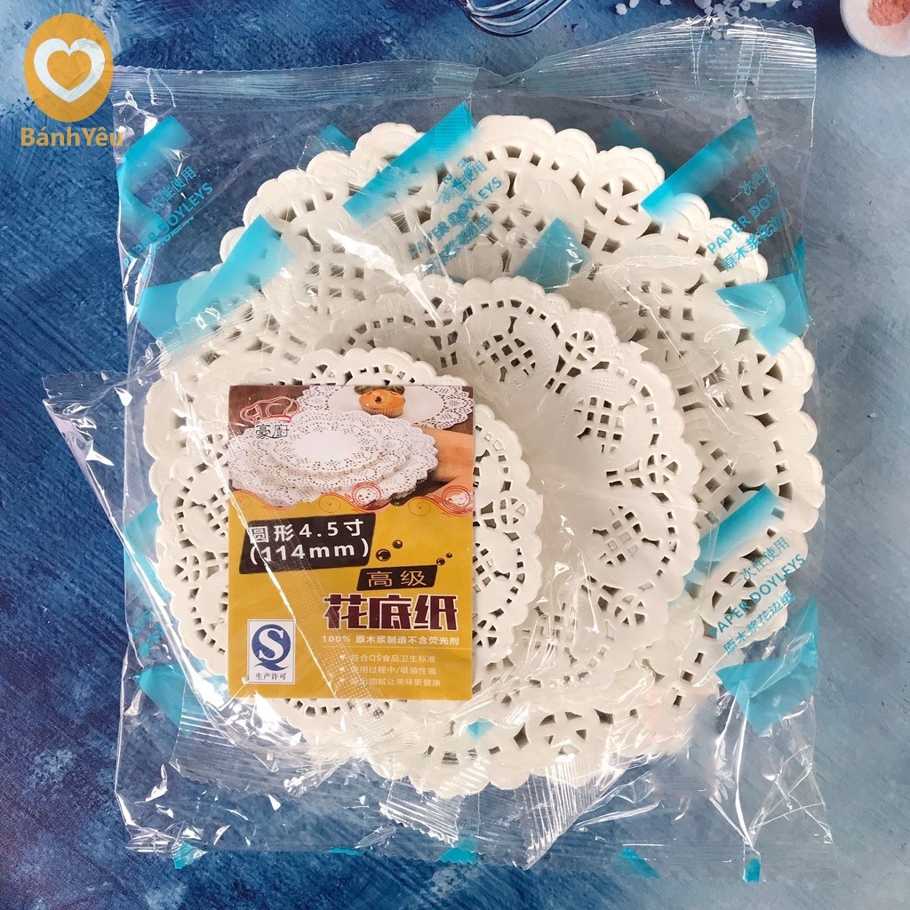 Giấy Ren Lót Bánh Trang Trí Xấp 140 Tờ (BGTC)
