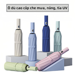 Ô dù cao cấp, ô gấp tự động 12 mặt cao cấp, dù che nắng đa năng, chống tia UV
