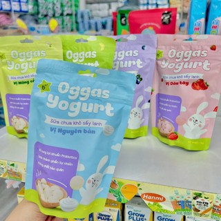 Sữa chua khô cho bé từ 6 tháng tuổi, sữa chua Oggas Yogurt đủ 5 vị