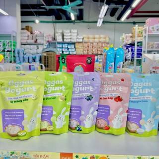 Sữa chua khô cho bé từ 6 tháng tuổi, sữa chua Oggas Yogurt đủ 5 vị