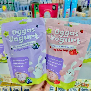 Sữa chua khô cho bé từ 6 tháng tuổi, sữa chua Oggas Yogurt đủ 5 vị