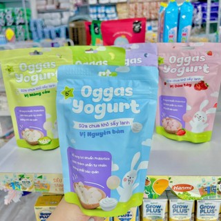 Sữa chua khô cho bé từ 6 tháng tuổi, sữa chua Oggas Yogurt đủ 5 vị