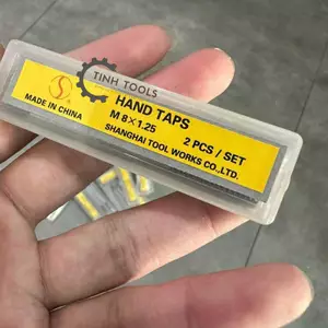 Taro ven răng, khoan taro tạo ren trong siêu bền siêu tốt Hand Taps (giá 1 hộp = 2 mũi) đủ size