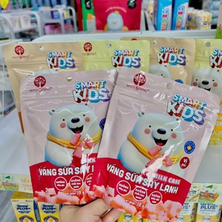 Váng Sữa Khô Sấy Lạnh Smart Kids Milk Cake 18g - 3 Vị: Vani, Hạt Dẻ, Dâu Tây
