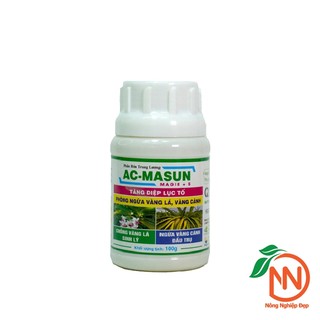 Phân Bón AC MASUN 100g - Ngăn Ngừa Vàng lá - Tăng Diệp Lục Tố - Biến Lá Vàng Thành Xanh