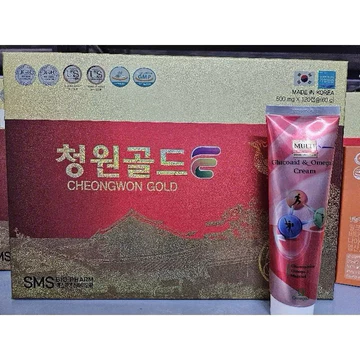[ Tặng 1 tuýt dầu lạnh xanh🎁 Tinh dầu thông đỏ CHÍNH PHỦ Hàn Quốc CHEONGWON GOLD phiên bản Hoàng Gia