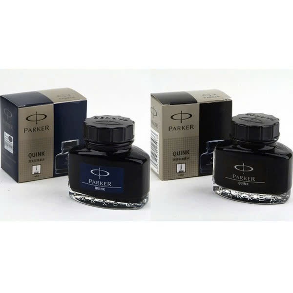 Mực Parker Cao Cấp Màu Đen Dung Tích 57ml, Nhanh Khô, Không Bị Đóng Cặn