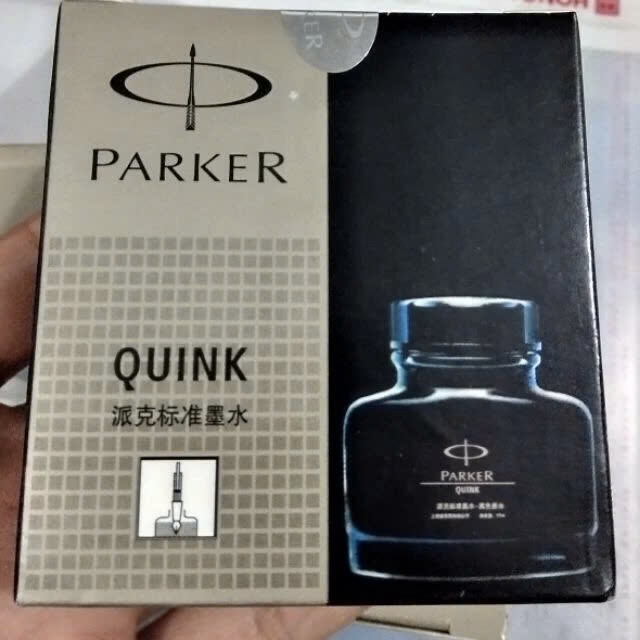 Mực Parker Cao Cấp Màu Đen Dung Tích 57ml, Nhanh Khô, Không Bị Đóng Cặn