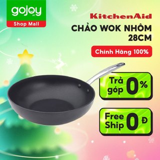 Chảo Wok Nhôm Chống Dính - 28cm KITCHENAID CW001979-002 - Hàng chính hãng, bảo hành 5 năm