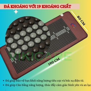 Thảm Đá Nóng Carefit Đá Tourmaline Cao Cấp 80x190 cm