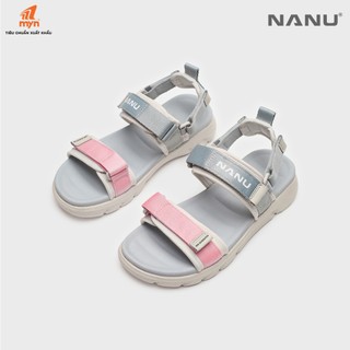 [Nanu NNK02 Ver1] Giày Sandal Nữ Đế Bệt Ver 1 Quai Hậu Êm Chân Chống Trơn Đi Học Đi Làm
