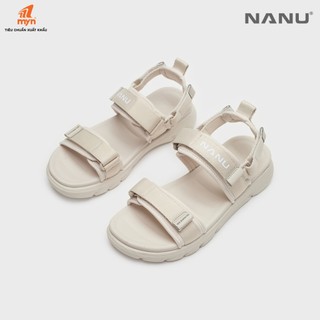 [Nanu NNK02 Ver1] Giày Sandal Nữ Đế Bệt Ver 1 Quai Hậu Êm Chân Chống Trơn Đi Học Đi Làm