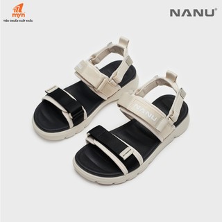[Nanu NNK02 Ver1] Giày Sandal Nữ Đế Bệt Ver 1 Quai Hậu Êm Chân Chống Trơn Đi Học Đi Làm