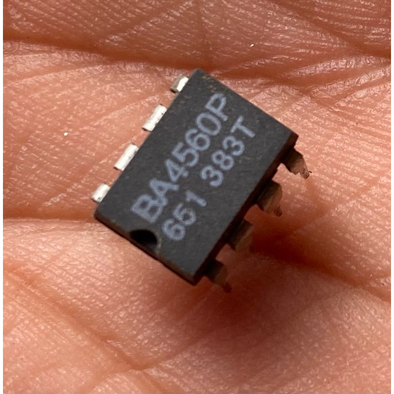 thumbnail image 2 of 2pcs ROHM BA4560P DIP-8 Dual Operational Amplifier IC - New Old Stock 2 of 6