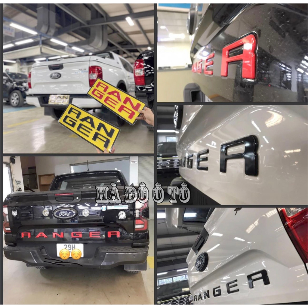 Chữ Nổi Ranger Dán Sau Bửng Xe Ranger 2022 2023 2024 - Tem Chữ Ranger ...