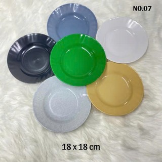 Combo 10 Đĩa nhựa sâu lòng, đĩa quán nhậu, đĩa nhựa melamine sâu lòng, Đĩa sâu lòng