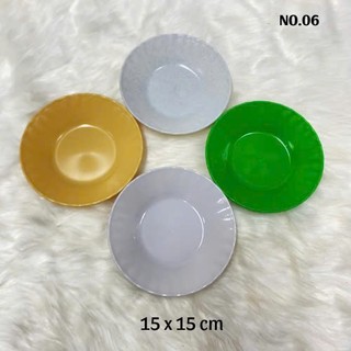 Combo 10 Đĩa nhựa sâu lòng, đĩa quán nhậu, đĩa nhựa melamine sâu lòng, Đĩa sâu lòng