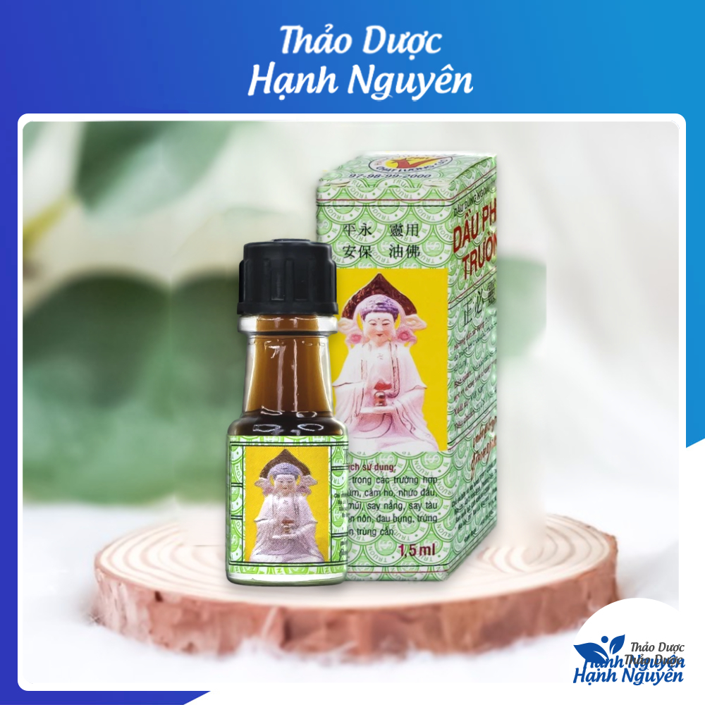 Dầu phật linh Trường Sơn, dầu thảo dược, giúp giải cảm, ho