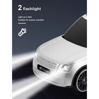 Loa Bluetooth dùng Pin năng lượng mặt trời Kisonli B3 Thiết kế mô hình Ô Tô, Có đèn Pin, hỗ trợ TF/USB/AUX/FM/TWS