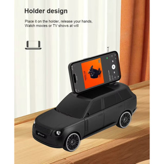 Loa Bluetooth dùng Pin năng lượng mặt trời Kisonli B3 Thiết kế mô hình Ô Tô, Có đèn Pin, hỗ trợ TF/USB/AUX/FM/TWS