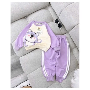 BỘ NỈ DA CÁ GẤU VÃY TAY CHO BÉ 6-18KG