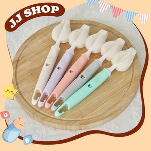Cọ Mút Ngắn Rửa Bình Sữa Núm Vú Giả LIETO Nội Địa Hàn Quốc - Dài 18,5cm