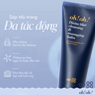 Sáp Tẩy Trang Làm Sạch Sâu oh!oh! Divine Blue Cleansing & Massaging Balm (150ml)