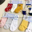 Size 3/12M Set 3 đôi tất xuất xịn cho bé sơ sinh có đế chống trượt