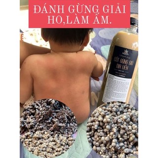 Cốt gừng gió địa liền - Chai 1lít - Pha nước tắm, ngâm chân, bôi đánh gió, uống khi lạnh bụng