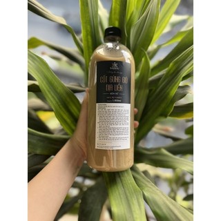Cốt gừng gió địa liền - Chai 1lít - Pha nước tắm, ngâm chân, bôi đánh gió, uống khi lạnh bụng