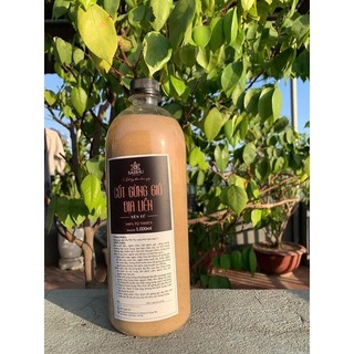 Cốt gừng gió địa liền - Chai 1lít - Pha nước tắm, ngâm chân, bôi đánh gió, uống khi lạnh bụng