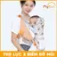 Địu vải lưới cho em bé sơ sinh 4 tư thế đi xe máy có đỡ cổ an toàn chính hãng MySun