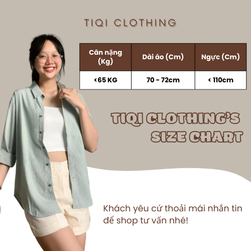 [FLASH SALE] Áo Sơ Mi Phong Cách Hàn Quốc, Kẻ Sọc Chất Vải Không Nhăn Xinh Xắn - SHOP HÀNG QUẢNG CHÂU NỮ