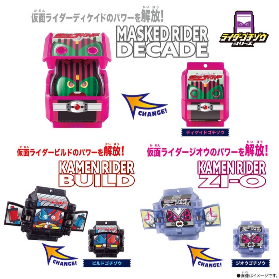 [Có sẵn][NEW] Đồ chơi siêu nhân DX Legend Rider Gochizo Set 02 | Kamen ...