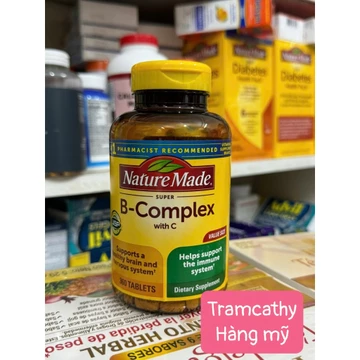 Viên vitamin B tổng hợp Nature Made Super B-Complex with C 360 Tablets