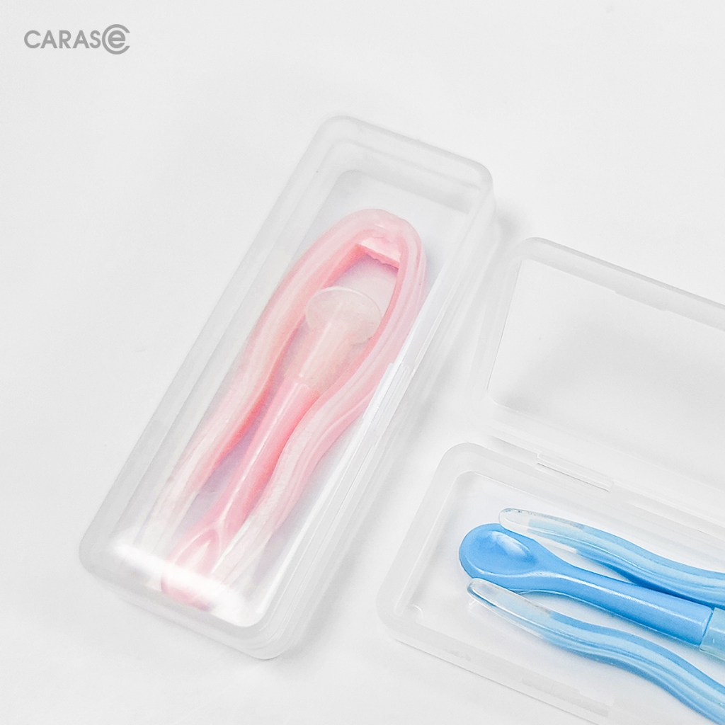 Bộ Dụng Cụ Đeo  Kính Áp Tròng CARASE Gồm Hộp Đựng, Que Đeo Và Nhíp - Màu ngẫu nhiên