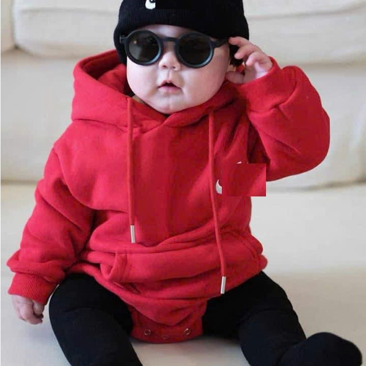 (HÀNG CÓ SẴN) Bodysuit N i Ke thu đông hàng qccc nỉ bông, mũ 2 lớp cho bé trai bé gái cover Hàn Quốc