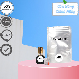 Keo nối mi UV - LASHES SUPPLY, khô nhanh, không gây hại cho mắt, không kích ứng da, độ bền 6-8 tuần LỌ 5ml