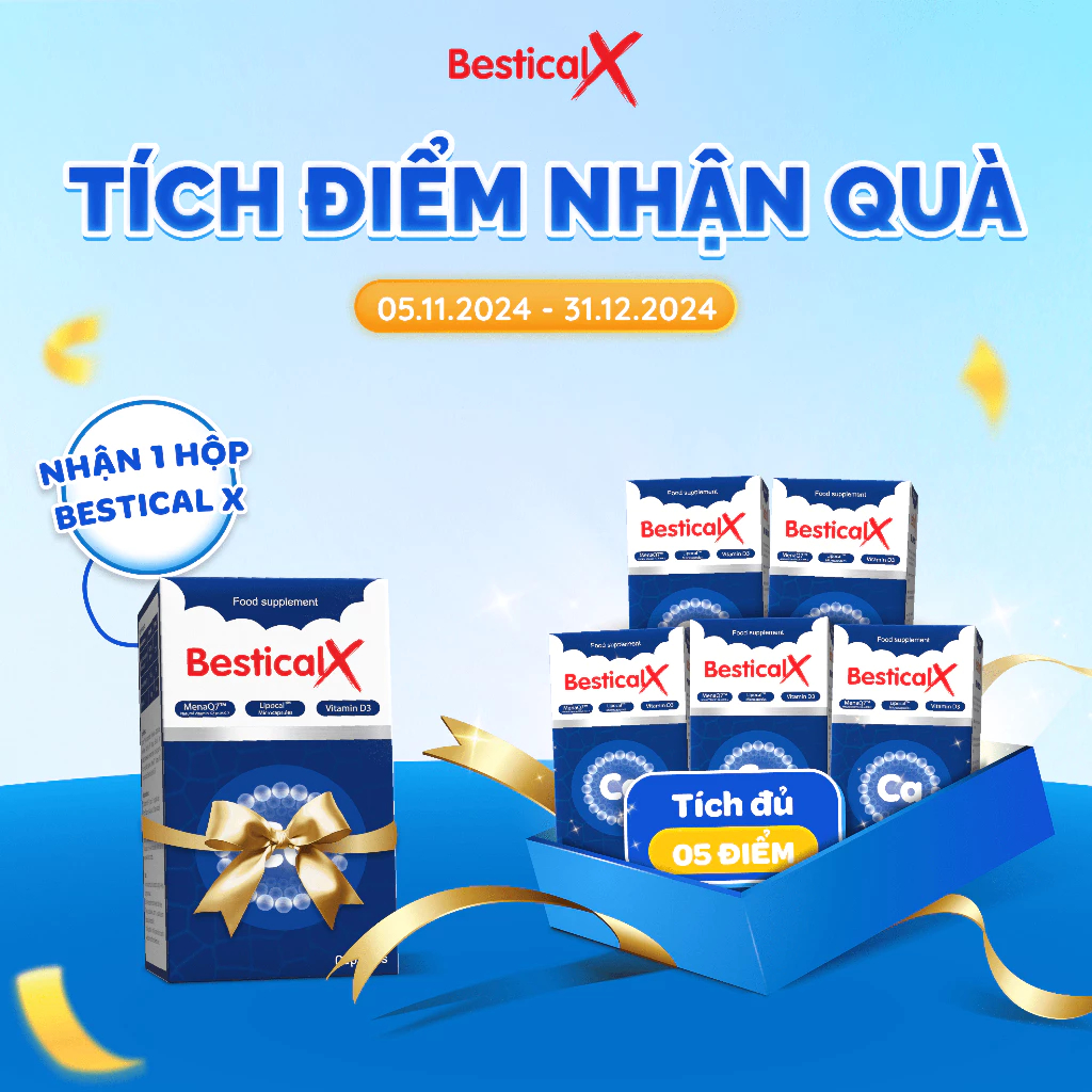 Canxi Bestical X - Canxi sinh học dạng viên trẻ đang trong giai đoạn phát triển chiều cao - hanzo2009