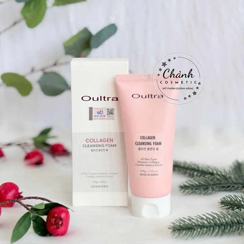 Sữa Rửa Mặt Collagen OULTRA Hàn Quốc Làm Sạch Sâu, Loại Bỏ Bã Nhờn, Bụi ...