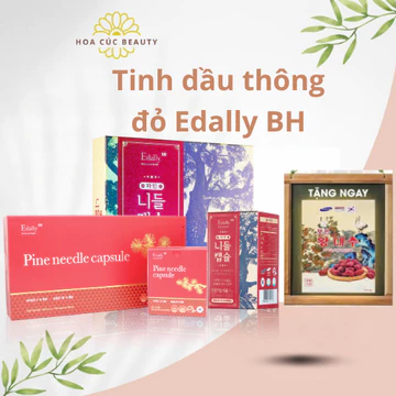 Tinh Dầu Thông Đỏ Edally Pine Needle Capsule Hàn Quốc Hộp 180 Viên