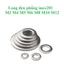 50 cái M3-M12 long đen phẳng inox201