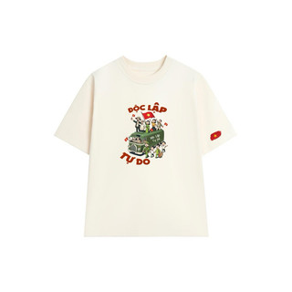 Áo thun UNISEX OVERSIZE form rộng tay lỡ Nam Nữ in hình BẢNG HIỆU XE YÊU NƯỚC chất Cotton mềm mịn