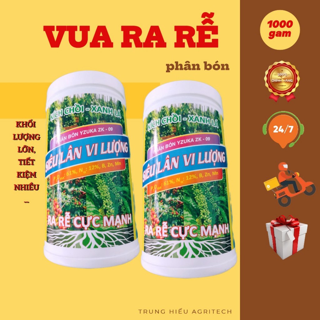 Phân bón VUA RA RỄ- SIÊU LÂN 1000 g: Kích thích ra rễ cho cây ăn trái ...