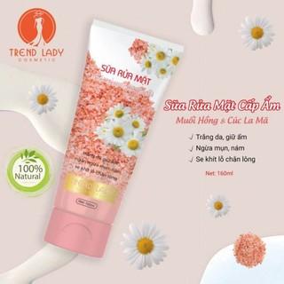 Sữa rửa mặt Trend Lady Muối Hồng Và Cúc La Mã 160ml