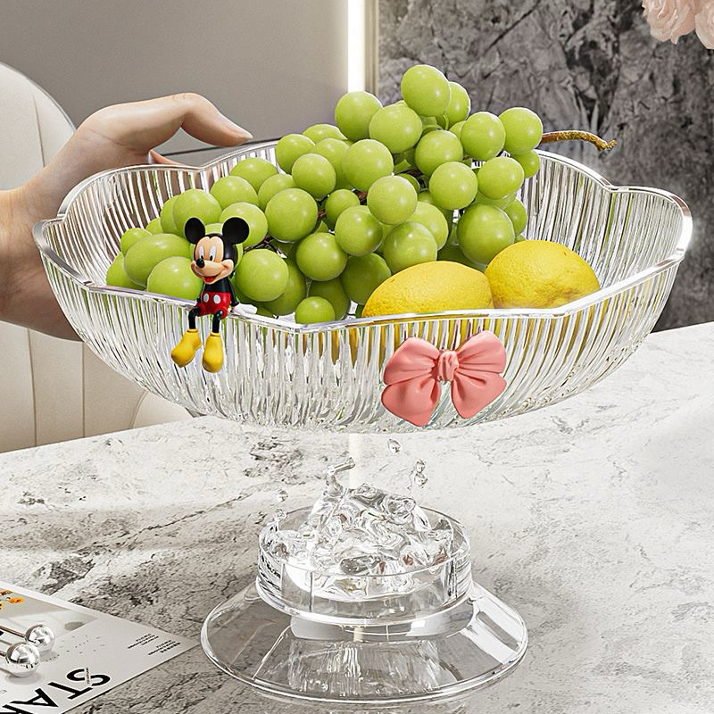 Đĩa đựng hoa quả, khay đựng trái cây có lỗ thoát nước