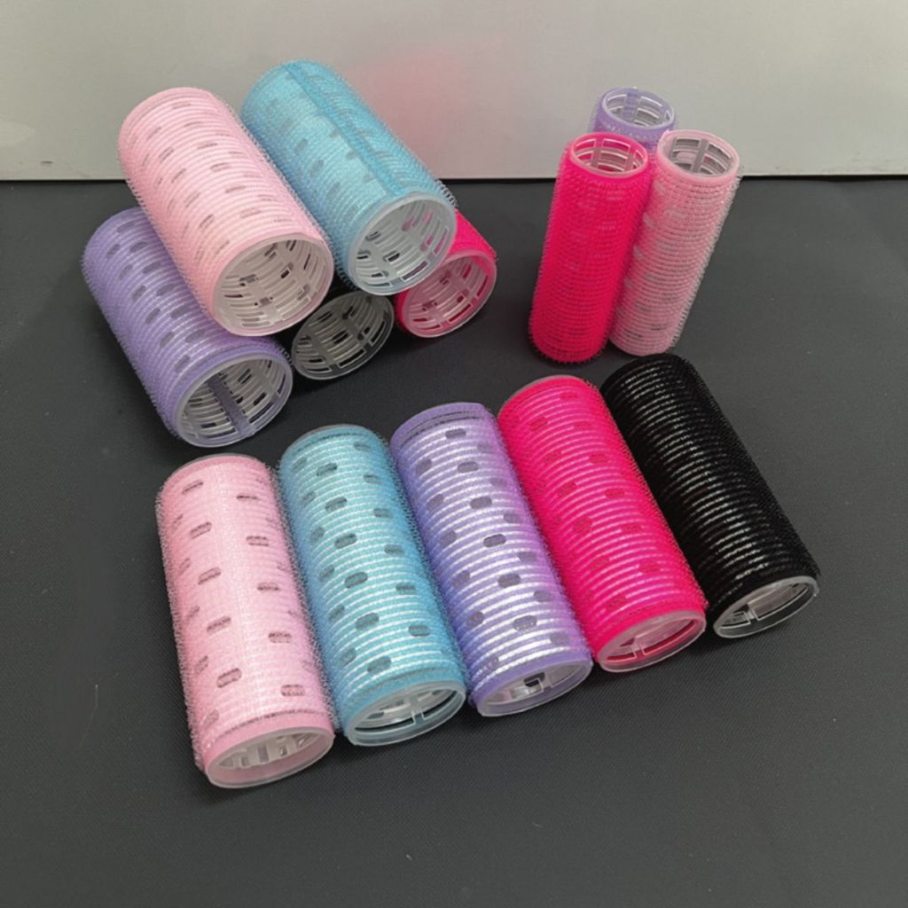 Lô Uốn Tóc Mái Bay,Lõi Nhôm Nhiệt, Lô Cuốn Tóc Hàn Quốc Xoăn Nhiều Size Tự Dính-Sally Shop