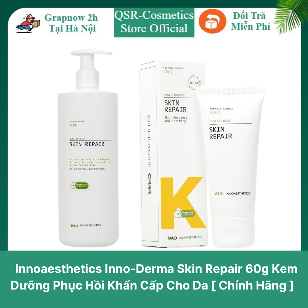Innoaesthetics Inno-Derma Skin Repair 60g Kem Dưỡng Phục Hồi Khẩn Cấp ...